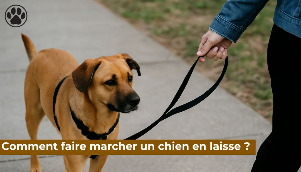 Comment faire marcher un chien en laisse ?