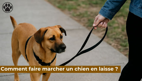 Comment faire marcher un chien en laisse ?