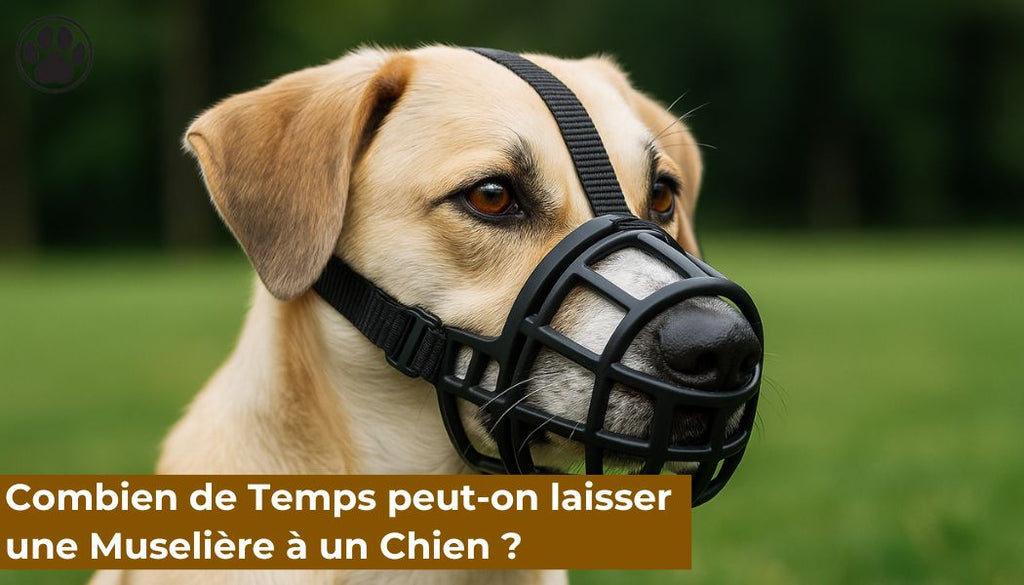 Combien de Temps peut-on laisser une Muselière à un Chien ?