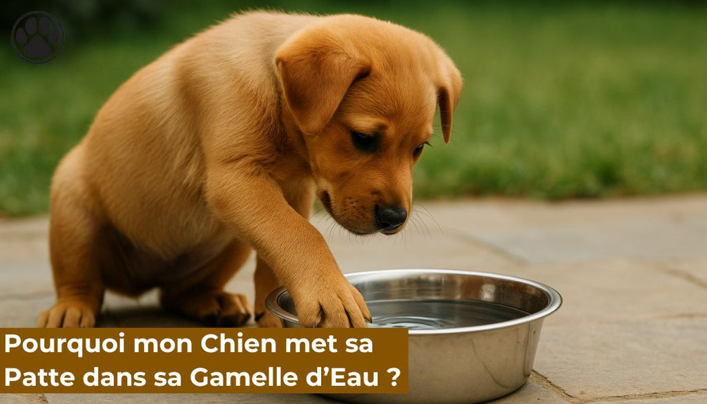 Pourquoi mon Chien met sa Patte dans sa Gamelle d’Eau ?