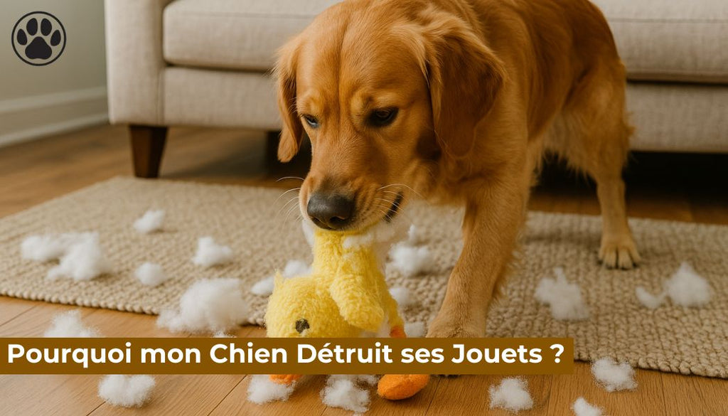 Pourquoi mon Chien Détruit ses Jouets ?